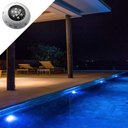 Ver imagem 4 de Luminária LED Piscina Rgb 9W Refletor Colorido Decoraçao Jardim Lago