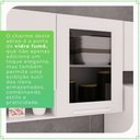 Ver mais imagens de Cozinha Compacta Modulada 2 Peças 6 Portas 2 Gavetas Bella Branco