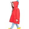 CAPA DE CHUVA INFANTIL DINOSSAURO - Vermelho - M - 1