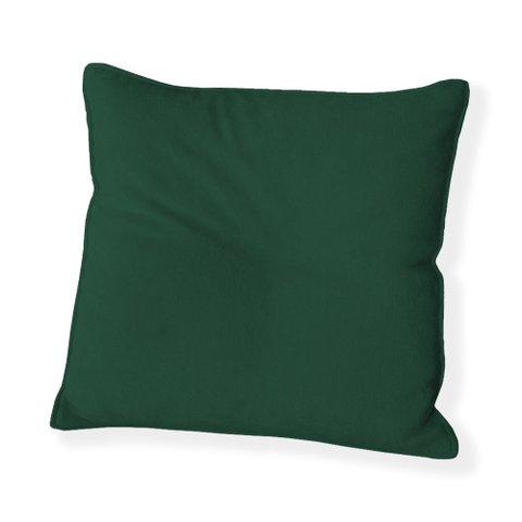Capa para Almofada Quadrada Veludo 50x50cm - 7 Decor Verde Escuro