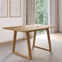Ver mais imagens de Conjunto Mesa com 6 Cadeiras Madeira Maciça Tampo Laminado Sala de Jantar Noruega Yescasa
