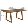 Conjunto Mesa com 6 Cadeiras Madeira Maciça Tampo Laminado Sala de Jantar Noruega - 11