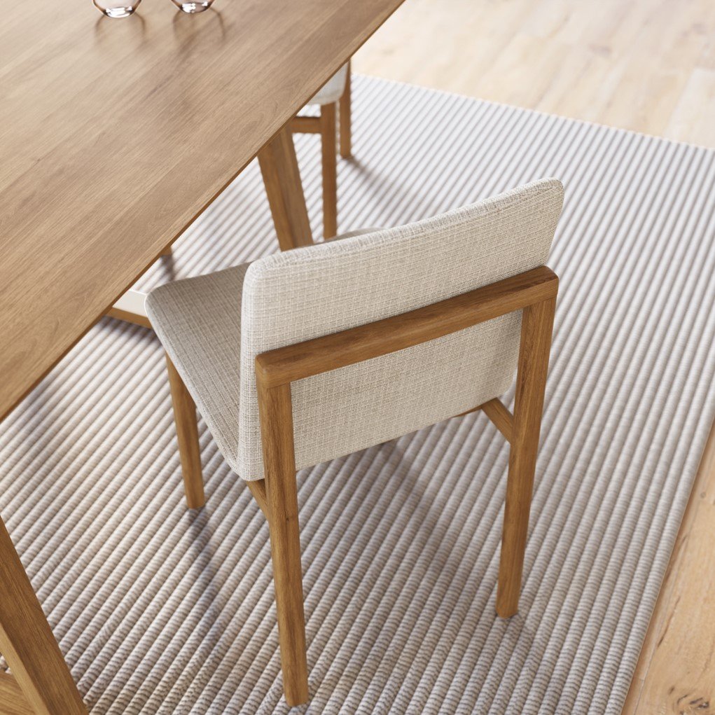 Conjunto Mesa com 6 Cadeiras Madeira Maciça Tampo Laminado Sala de Jantar Noruega - 3