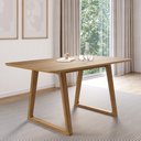 Ver mais imagens de Conjunto Mesa com 6 Cadeiras Madeira Maciça Tampo Laminado Sala de Jantar Noruega Yescasa