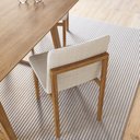 Ver imagem 3 de Conjunto Mesa Redonda com 4 Cadeiras Madeira Maciça Tampo Laminado Sala de Jantar 120x120 Noruega Yescasa