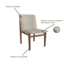 Ver imagem 5 de Conjunto Mesa Redonda com 4 Cadeiras Madeira Maciça Tampo Laminado Sala de Jantar 120x120 Noruega Yescasa