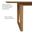 Ver imagem 4 de Conjunto Mesa com 6 Cadeiras Madeira Maciça Tampo Laminado Courino Sala de Jantar Noruega Yescasa