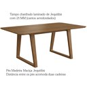 Ver imagem 7 de Conjunto Mesa com 6 Cadeiras Madeira Maciça Tampo Laminado Courino Sala de Jantar Noruega Yescasa