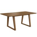 Ver mais imagens de Conjunto Mesa com 6 Cadeiras Madeira Maciça Tampo Laminado Courino Sala de Jantar Noruega Yescasa
