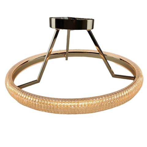 Lustre Luminaria 3 em 1 Pendente Anel Arco Led Perfil Infinito Moderno Luxo Sala de Jantar Quarto