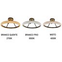 Ver imagem 7 de Lustre Luminaria 3 em 1 Pendente Anel Arco Led Perfil Infinito Moderno Luxo Sala de Jantar Quarto