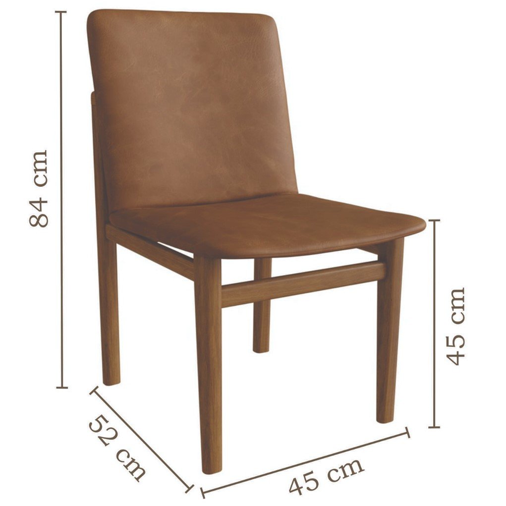 Conjunto Mesa Redonda com 4 Cadeiras Madeira Maciça Tampo Laminado Sala de Jantar Noruega - 7