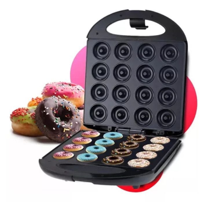Super Máquina Profissional de Donuts Rosquinhas 16 Furos Ultra Rápida e Econômica 220v - 8