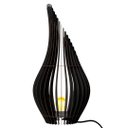 Ver imagem 4 de Abajur Grande de Chão ANDROMEDA MDF Luminária -:Preto/70x25cm