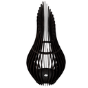Ver imagem 1 de Abajur Grande de Chão ANDROMEDA MDF Luminária -:Preto/70x25cm