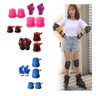 Kit de Proteção Infantil Cotoveleira Protetor Pulso Radical Acessórios Skate Patins: Azul - 1