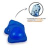 Kit de Proteção Infantil Cotoveleira Protetor Pulso Radical Acessórios Skate Patins: Azul - 5