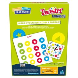 Jogo Twister Tapete Educativo Formas Cores - Hasbro F1405 - 3