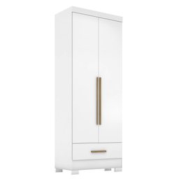 Guarda-roupa 2 Portas 1 Gaveta Smart Plus Espresso Móveis - 1