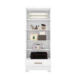 Guarda-roupa 2 Portas 1 Gaveta Smart Plus Espresso Móveis - 2