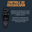Ver imagem 4 de Sofá 2 Lugares Reclinável Elétrico Massageador em Suede Cor Bege Linha Cinema