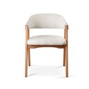 Ver mais imagens de Conjunto Mesa de Jantar Redonda 90cm com 2 Cadeiras Estofadas Bege Marrom Yescasa