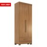 Guarda Roupa 100% MDF 2 Portas 1 Gaveta Smart Plus Espresso Móveis - 4