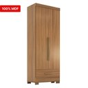 Ver imagem 4 de Guarda Roupa 100% MDF 2 Portas 1 Gaveta Smart Plus Espresso Móveis Bege/Cinamomo