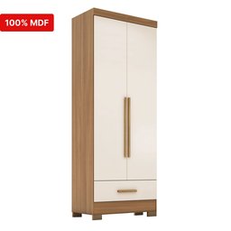 Guarda Roupa 100% MDF 2 Portas 1 Gaveta Smart Plus Espresso Móveis - 4 Guarda Roupa 100% MDF 2 Portas 1 Gaveta Smart Plus Espresso Móveis - 4