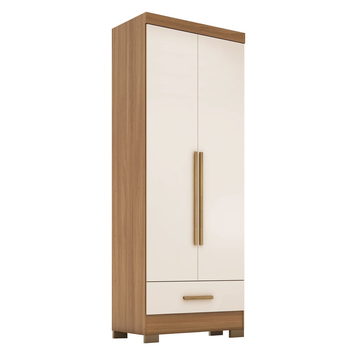 Guarda-roupa 2 Portas 1 Gaveta Smart Plus Espresso Móveis