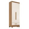 Guarda Roupa 100% MDF 2 Portas 1 Gaveta Smart Plus Espresso Móveis - 2