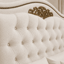 Ver imagem 3 de Cabeceira Greta 140cm Estofada Boucle p/ Cama Box Casal Quarto