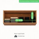 Ver imagem 4 de Armário Aéreo Geladeira 1 Porta Bella