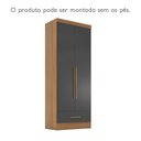 Ver imagem 6 de Guarda Roupa 100% MDF 2 Portas 1 Gaveta Smart Plus Espresso Móveis Bege/Cinamomo/Chumbo