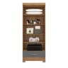 Guarda Roupa 100% MDF 2 Portas 1 Gaveta Smart Plus Espresso Móveis - 4