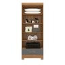 Guarda Roupa 100% MDF 2 Portas 1 Gaveta Smart Plus Espresso Móveis - 5