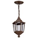 Ver imagem 1 de Kit 4 Luminárias Teto Pendente Bivolt 47cm E27 Marrom Dital Heritage Área Interno Externo Varanda