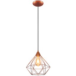 Cupula de Aramado Diamante Cobre para Pendente e Abajur G - 3