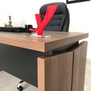 Ver imagem 6 de Escrivaninha Mesa Escritório 1450 Tamburato