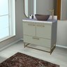 Gabinete para Banheiro Com Tampo de Granito 80cm Suez  - 1