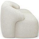 Ver imagem 2 de Sofá 3 Lugares Curvo Orgânico Living 220cm Barolo L06 Bouclê Off White