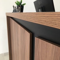 Balcão para Escritório Atendimento Recepção em L - 20