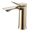 Ver imagem 1 de Torneira Banheiro Misturador Dourada Lavatório Monocomando