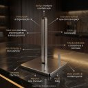 Ver imagem 3 de Porta Papel Toalha Vertical Luxo em Inox Premium com Base Antiderrapante - Cozix