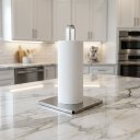 Ver imagem 1 de Porta Papel Toalha Vertical Luxo em Inox Premium com Base Antiderrapante - Cozix