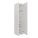 Ver mais imagens de Guarda Roupa Planejado 1 Porta Americana Direita com 6 Prateleiras Hera CabeCasa MadeiraOriginals Branco/Algodão/Marrom