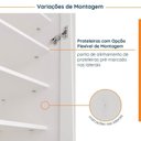 Ver imagem 5 de Guarda Roupa Planejado 1 Porta Americana Direita 6 Prateleiras Hera CabeCasa MadeiraOriginals