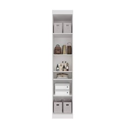 Guarda Roupa Modulado 1 Porta Americana Esquerda com 6 Prateleiras Hera CabeCasa MadeiraMadeira - 15