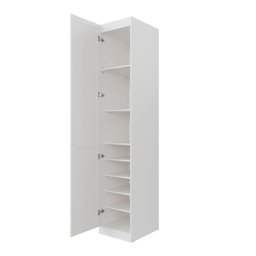 Guarda Roupa Modulado 1 Porta Americana Esquerda com 6 Prateleiras Hera CabeCasa MadeiraMadeira - 8