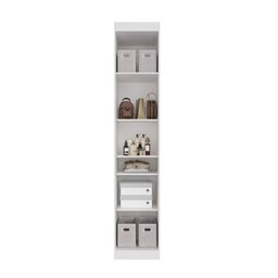 Guarda Roupa Modulado 1 Porta Americana Esquerda com 6 Prateleiras Hera CabeCasa MadeiraMadeira - 15